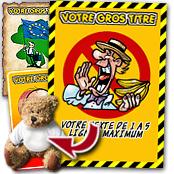 cadeau personnalis� Affiche Humoristique Personnalis�e