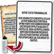 cadeau personnalis� Affiche Humoristique Texte
