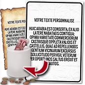 cadeau personnalis� Affiche Humoristique Texte