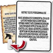 cadeau personnalis� Affiche Humoristique Texte