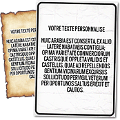 cadeau personnalis� Affiche Humoristique Texte