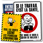 cadeau personnalis� Affiches Humoristiques