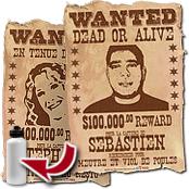 cadeau personnalis� Affiche Wanted Personnalis�e