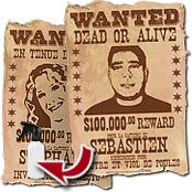 cadeau personnalis� Affiche Wanted Personnalis�e