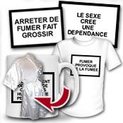 cadeau personnalis� Avertissement de Paquet de Cigarettes Humoristique