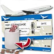 cadeau personnalis� Billet d'avion personnalis�