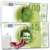 cadeau personnalis� Billet de Banque Personnalis�