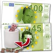 cadeau personnalis� Billet de Banque Personnalis�