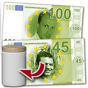 cadeau personnalis� Billet de Banque Personnalis�