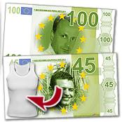 cadeau personnalis� Billet de Banque Personnalis�