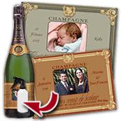 cadeau personnalis� Etiquette de Bouteille Personnalis�e