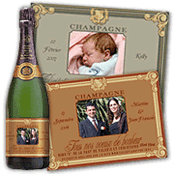 cadeau personnalis� Etiquette de Bouteille Personnalis�e