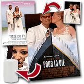 cadeau personnalis� Fausse Affiche de Film Personnalis�e
