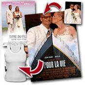 cadeau personnalis� Fausse Affiche de Film Personnalis�e