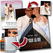 cadeau personnalis� Fausse Affiche de Film Personnalis�e