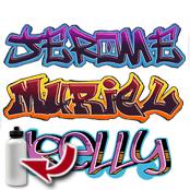 cadeau personnalis� Graffiti Pr�nom Personnalis�