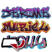 cadeau personnalis� Graffiti Pr�nom Personnalis�
