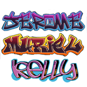 cadeau personnalis� Graffiti Pr�nom Personnalis�