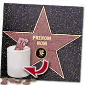 cadeau personnalis� Votre �toile personnalis� sur Hollywood Boulevard
