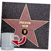 cadeau personnalis� Votre �toile personnalis� sur Hollywood Boulevard