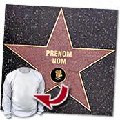 cadeau personnalis� Votre �toile personnalis� sur Hollywood Boulevard