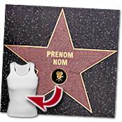 cadeau personnalis� Votre �toile personnalis� sur Hollywood Boulevard