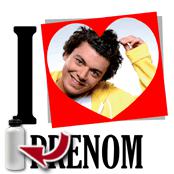 cadeau personnalis� I Love avec Photo