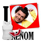 cadeau personnalis� I Love avec Photo