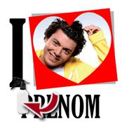 cadeau personnalis� I Love avec Photo