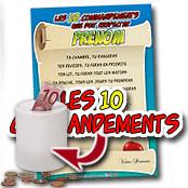 cadeau personnalis� Les 10 Commandements personnalis�s