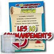 cadeau personnalis� Les 10 Commandements personnalis�s