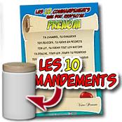 cadeau personnalis� Les 10 Commandements personnalis�s