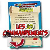 cadeau personnalis� Les 10 Commandements personnalis�s