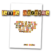 cadeau personnalis� Lettre Anonyme Personnalis�e