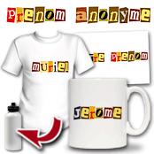 cadeau personnalis� Prenom Anonyme