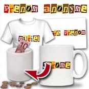 cadeau personnalis� Prenom Anonyme