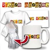 cadeau personnalis� Prenom Anonyme