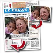 cadeau personnalis� Ma Une de Journal Personnalis�e