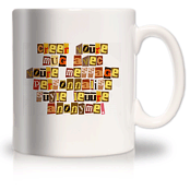 cadeau personnalis� Mug Message Anonyme