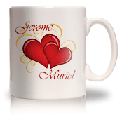 cadeau personnalis� Mug Saint Valentin Personnalis�