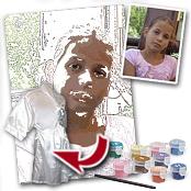 cadeau personnalis� Photo en Peinture par Numero