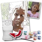 cadeau personnalis� Photo en Peinture par Numero