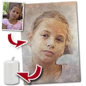 cadeau personnalis� Tableau Personnalis� Style Peinture a l'huile