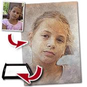 cadeau personnalis� Tableau Personnalis� Style Peinture a l'huile