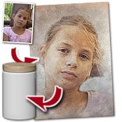 cadeau personnalis� Tableau Personnalis� Style Peinture a l'huile