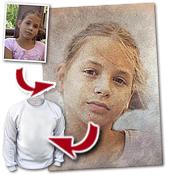 cadeau personnalis� Tableau Personnalis� Style Peinture a l'huile