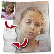 cadeau personnalis� Tableau Personnalis� Style Peinture a l'huile