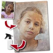 cadeau personnalis� Tableau Personnalis� Style Peinture a l'huile