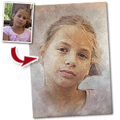 cadeau personnalis� Tableau Personnalis� Style Peinture a l'huile