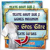 cadeau personnalis� Plaque Style Retro